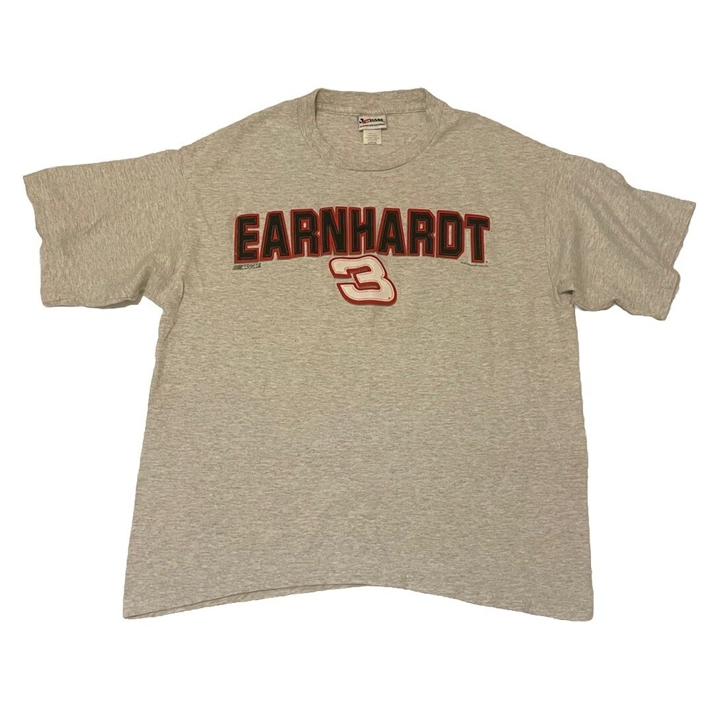 Vtg Dale Earnhardt Sr #3 Goodwrench  Chase Auth‎ Mens Large Gray Nascar T Shirt